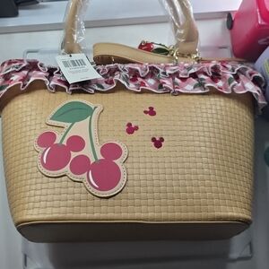 Disney Her Universe Mickey Mouse Cherries Picnic Satchel